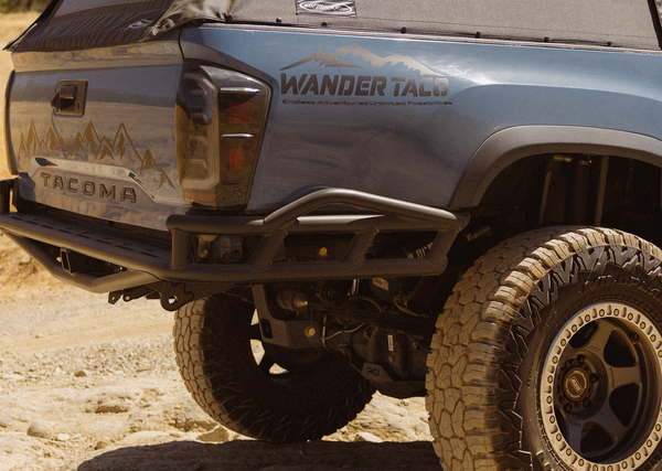 2016-2023 Tacoma "Black Diamond Series" High Clearance Rear Bumper