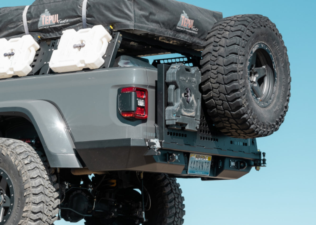 Jeep JT/ Gladiator Rear Bumper Swingout Tire Carrier AddOn