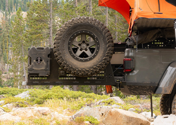 Jeep JT/ Gladiator Rear Bumper Swingout Tire Carrier Add-On