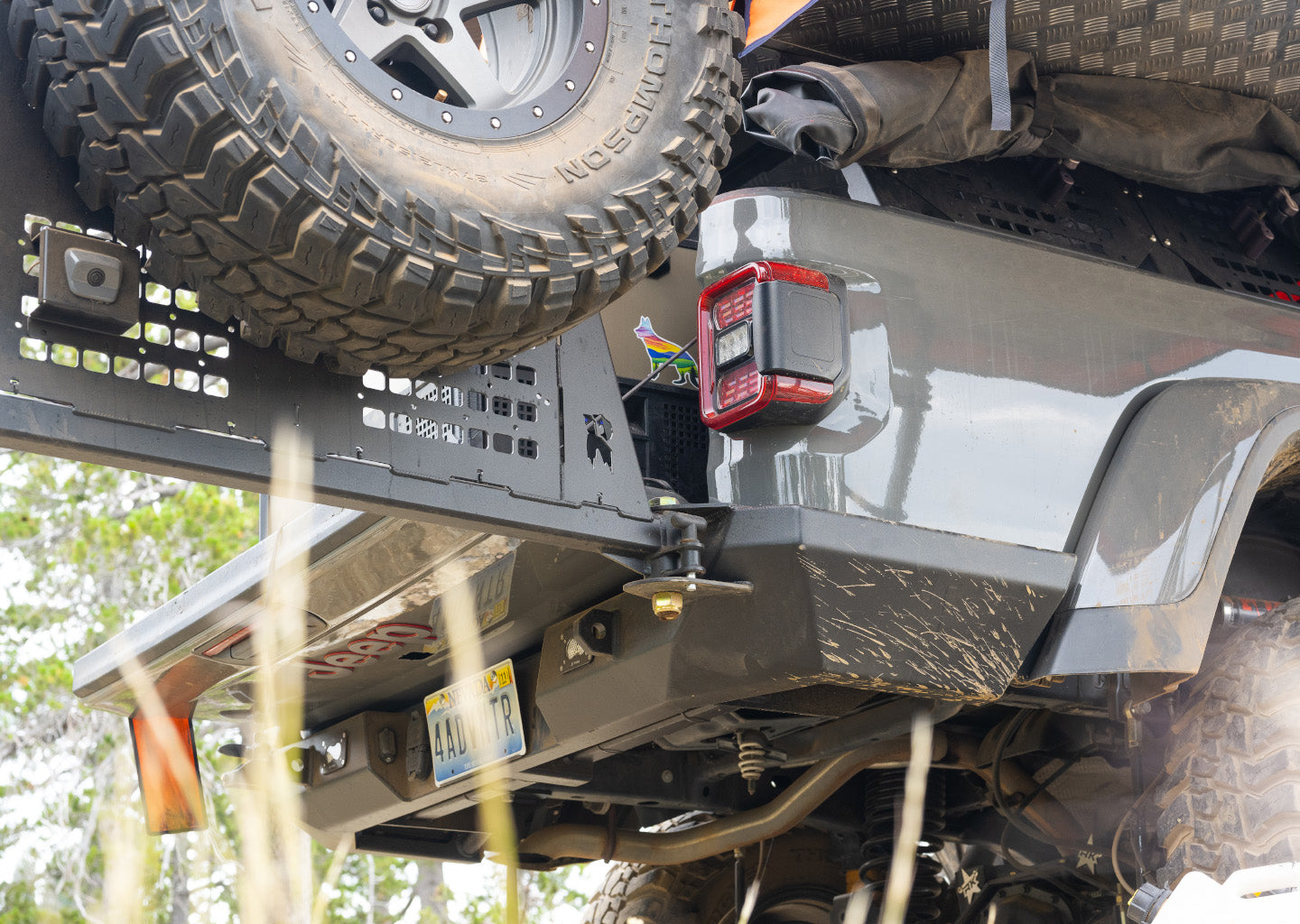 Jeep JT/ Gladiator Rear Bumper Swingout Tire Carrier AddOn