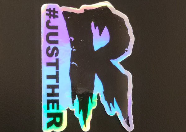 Limited Edition #JustTheR Holo Decal